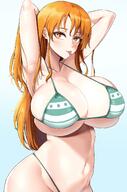 1girl absurdres breasts highres huge_breasts nami_(one_piece) one_piece tagme tiger_drop // 1628x2470 // 382.9KB