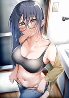 bra high_resolution large_filesize megane open_clothes open_shirt pantsu panty_pull underwear undressing very_high_resolution // 2028x2864 // 552.5KB