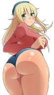 ass big_ass big_booty blonde_hair booty bubble_butt kantai_collection sexy small_shorts // 850x1493 // 173.4KB